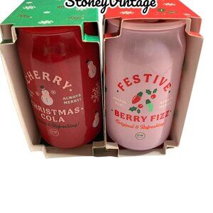 DW home Christmas Soda Pop Candles Boxed Gift Set 15.4oz size
